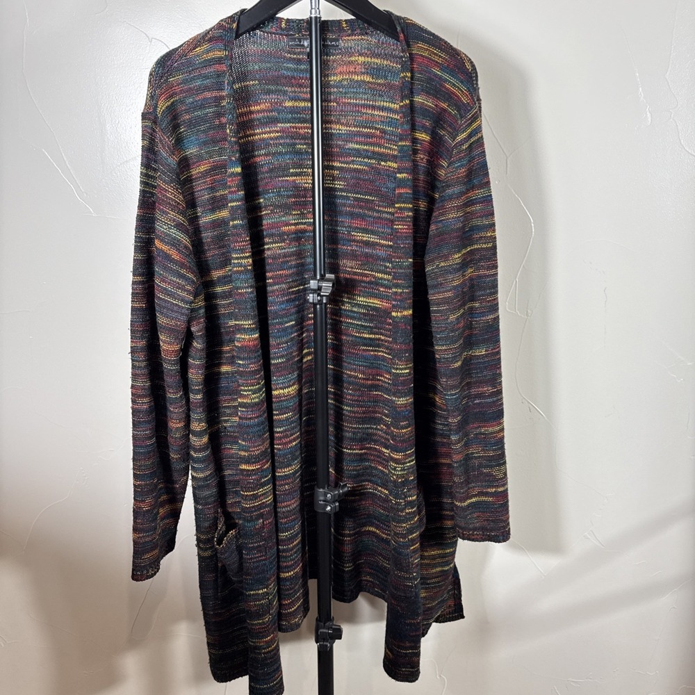United States Sweaters Long Cardigan Size 1x With Pockets